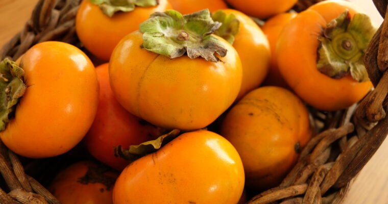 柿のおいしさ。