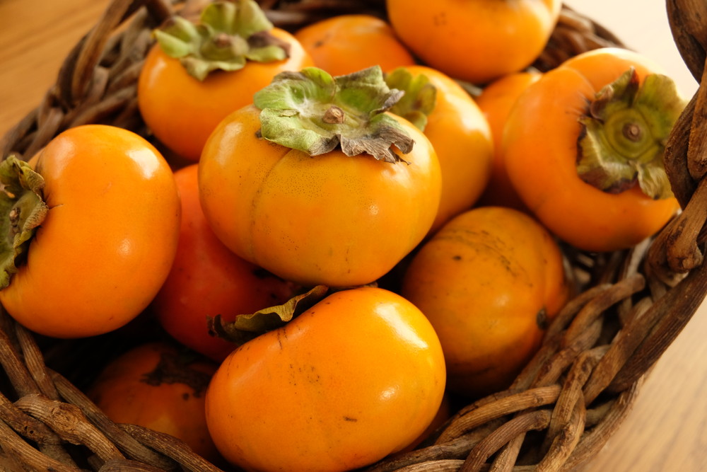 柿のおいしさ。